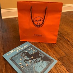 Hermès shopping bag and 2020 catalog